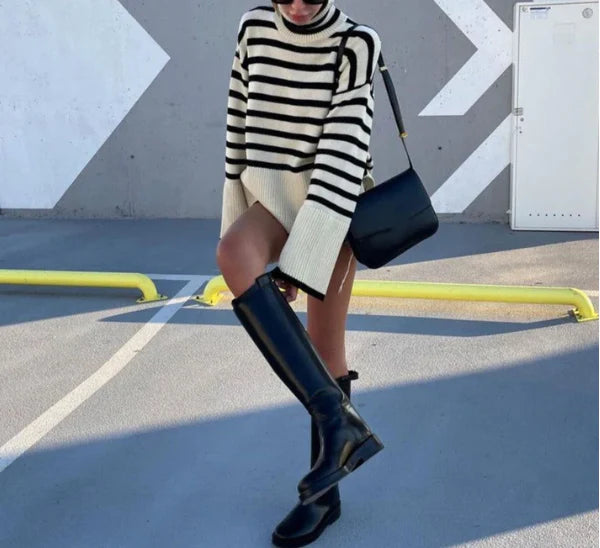 Elowen - Turtleneck Sweater For Women