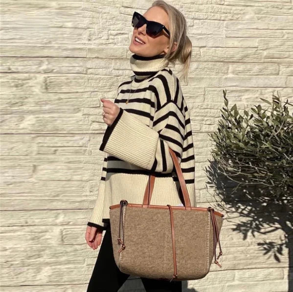 Elowen - Turtleneck Sweater For Women