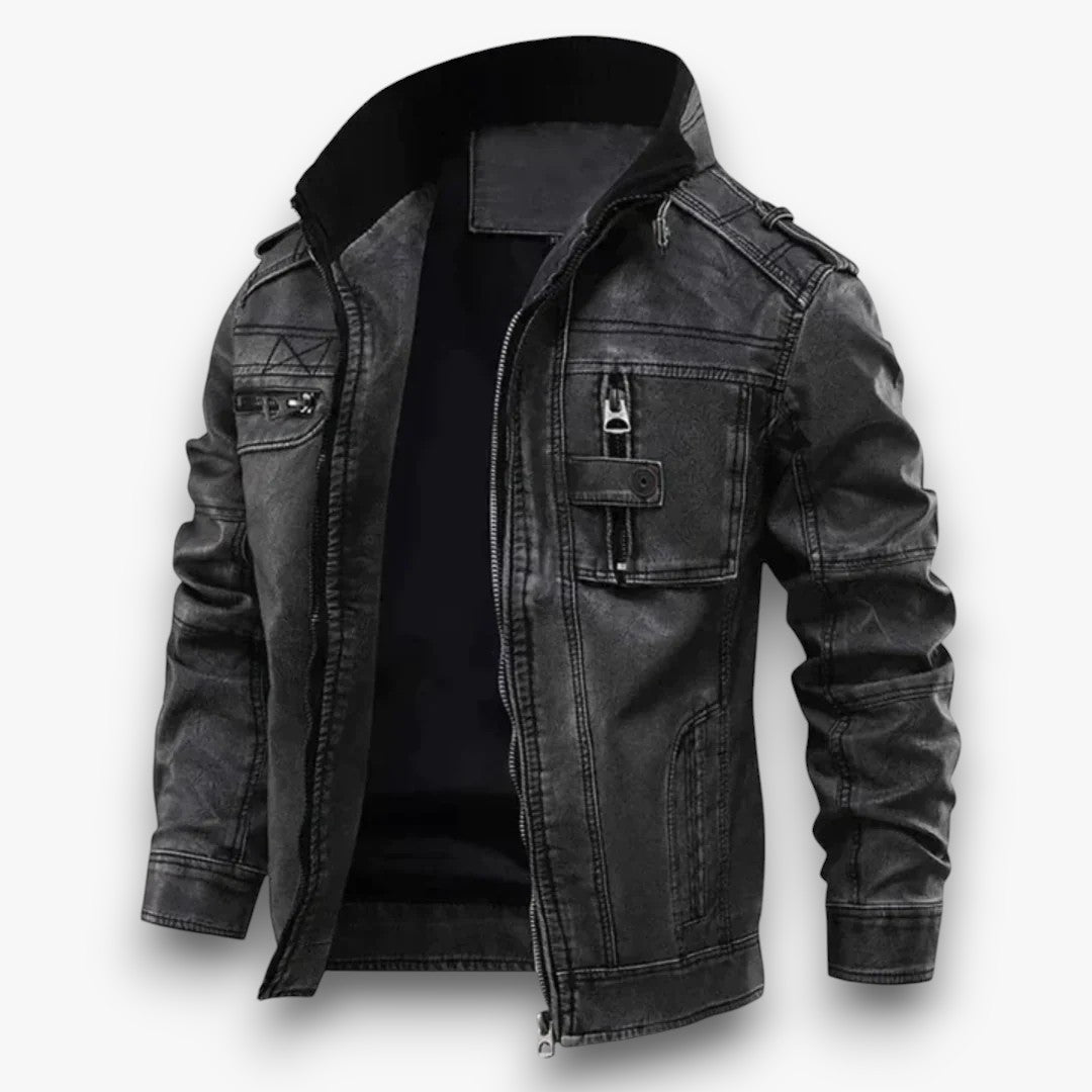 Evander - Leather Jacket for Men